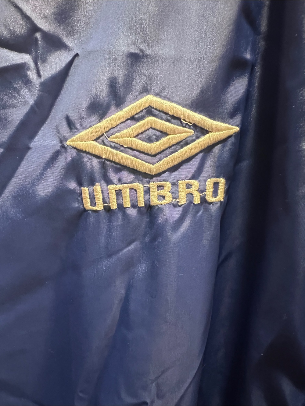 RARE Umbro El Salvador Royal Blue Track / bomber Jacket with embroidery - Picture 5 of 6